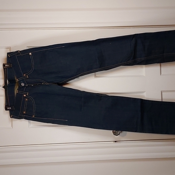 Levi's Vintage Rare Red Denim Jeans 32X32 NWOT - Picture 1 of 12